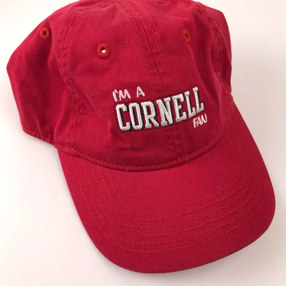 I'm A Cornell Fan Red Kids Hat I Kick And Scream For Cornell